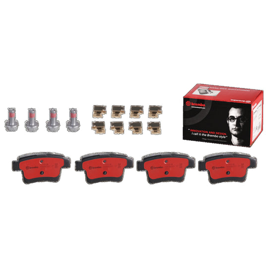 KT00524 Brembo Ceramic Brake Pad and UV Coated Solid  Brake Disc Kit Brembo Brake Canada