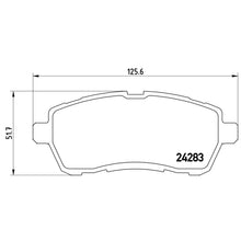 Load image into Gallery viewer, P24072X Brembo XTRA Low-Met Disc Brake Pad Set Brembo Brake Canada