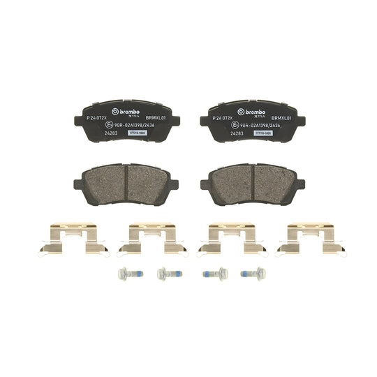 P24072X Brembo XTRA Low-Met Disc Brake Pad Set Brembo Brake Canada