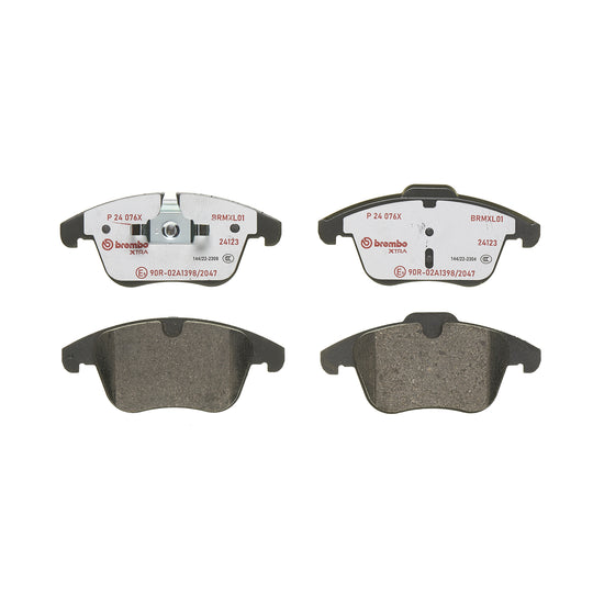 P24076X Brembo XTRA Low-Met Disc Brake Pad Set Brembo Brake Canada