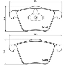 Load image into Gallery viewer, P24077X Brembo XTRA Low-Met Disc Brake Pad Set Brembo Brake Canada