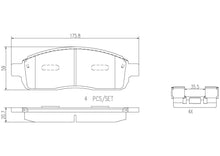 Load image into Gallery viewer, P24112N Brembo PRIME Ceramic Disc Brake Pad Set Brembo Brake Canada