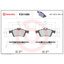 Charger l'image dans la galerie, P24148N Brembo PRIME Ceramic Disc Brake Pad Set Brembo Brake Canada