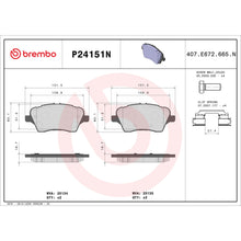 Load image into Gallery viewer, P24151N Brembo PRIME Ceramic Disc Brake Pad Set Brembo Brake Canada