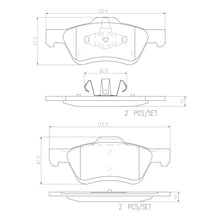 Load image into Gallery viewer, P24159N Brembo PRIME Ceramic Disc Brake Pad Set Brembo Brake Canada