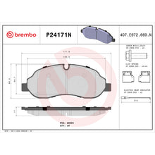 Charger l'image dans la galerie, P24171N Brembo PRIME Ceramic Disc Brake Pad Set Brembo Brake Canada