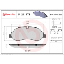 Load image into Gallery viewer, P24171 Brembo Premium Low-Met OE Equivalent Pad Brembo Brake Canada