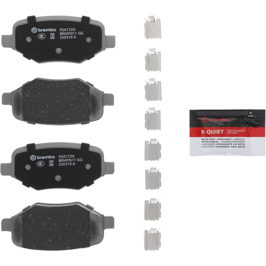 KT00579 Brembo Ceramic Brake Pad and UV Coated Solid  Brake Disc Kit Brembo Brake Canada