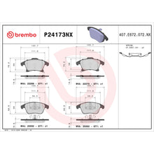 Charger l'image dans la galerie, P24173NX Brembo XTRA Ceramic Disc Brake Pad Set Brembo Brake Canada