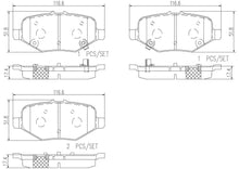 Load image into Gallery viewer, P24177N Brembo PRIME Ceramic Disc Brake Pad Set Brembo Brake Canada