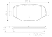 Load image into Gallery viewer, P24179N Brembo PRIME Ceramic Disc Brake Pad Set Brembo Brake Canada