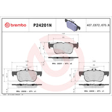 Charger l'image dans la galerie, P24201N Brembo PRIME Ceramic Disc Brake Pad Set Brembo Brake Canada