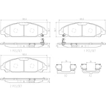 Load image into Gallery viewer, P24206NX Brembo XTRA Ceramic Disc Brake Pad Set Brembo Brake Canada