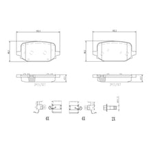 Charger l'image dans la galerie, P24249 Brembo Premium Low-Met OE Equivalent Pad Brembo Brake Canada
