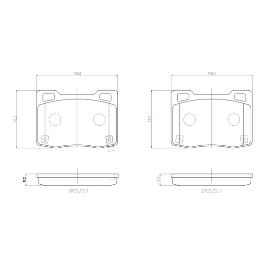P24251N Brembo Disc Brake Pad Set Brembo Brake Canada