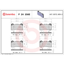 Charger l'image dans la galerie, P24256E Brembo Beyond EV Pad Set Brembo Brake Canada