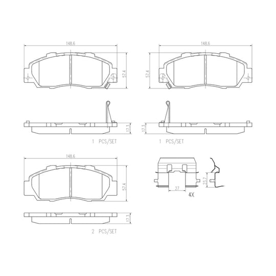 KT00107 Brembo Disc Brake Kit Brembo Brake Canada