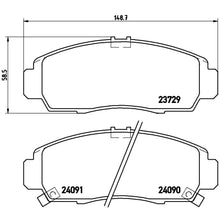 Load image into Gallery viewer, P28034X Brembo XTRA Low-Met Disc Brake Pad Set Brembo Brake Canada