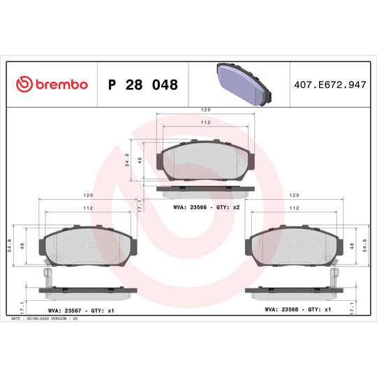 KT04359 Brembo Low-Met Brake Pad and UV Coated Vented  Brake Disc Kit Brembo Brake Canada