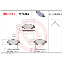 Load image into Gallery viewer, KT00692 Brembo Ceramic Brake Pad and UV Coated Vented  Brake Disc Kit Brembo Brake Canada