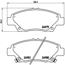 Load image into Gallery viewer, P28050X Brembo XTRA Low-Met Disc Brake Pad Set Brembo Brake Canada
