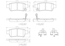 Load image into Gallery viewer, P28053N Brembo PRIME Ceramic Disc Brake Pad Set Brembo Brake Canada