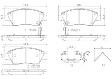 Load image into Gallery viewer, P28056N Brembo PRIME Ceramic Disc Brake Pad Set Brembo Brake Canada