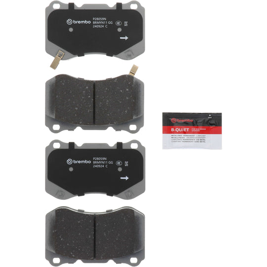 P28059N Brembo PRIME Ceramic Disc Brake Pad Set Brembo Brake Canada