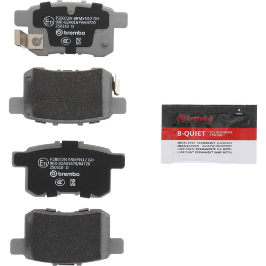 P28072N Brembo PRIME Ceramic Disc Brake Pad Set Brembo Brake Canada