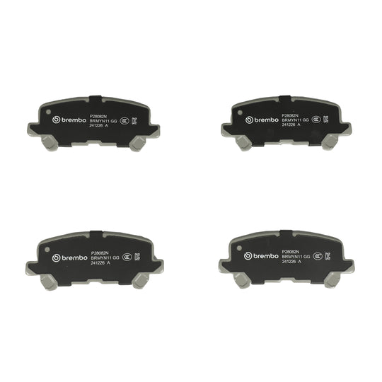P28082N Brembo PRIME Ceramic Disc Brake Pad Set Brembo Brake Canada