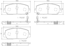 Load image into Gallery viewer, P28085N Brembo PRIME Ceramic Disc Brake Pad Set Brembo Brake Canada