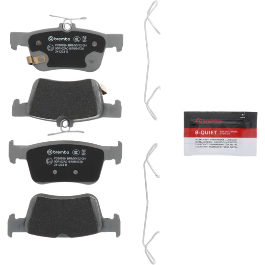P28089N Brembo PRIME Ceramic Disc Brake Pad Set Brembo Brake Canada