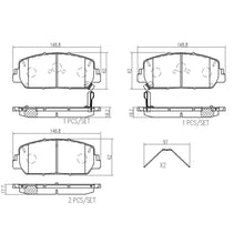 Load image into Gallery viewer, P28096N Brembo PRIME Ceramic Disc Brake Pad Set Brembo Brake Canada