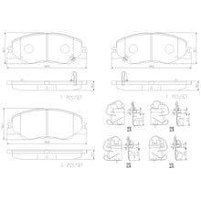 Load image into Gallery viewer, P28109N Brembo PRIME Ceramic Disc Brake Pad Set Brembo Brake Canada