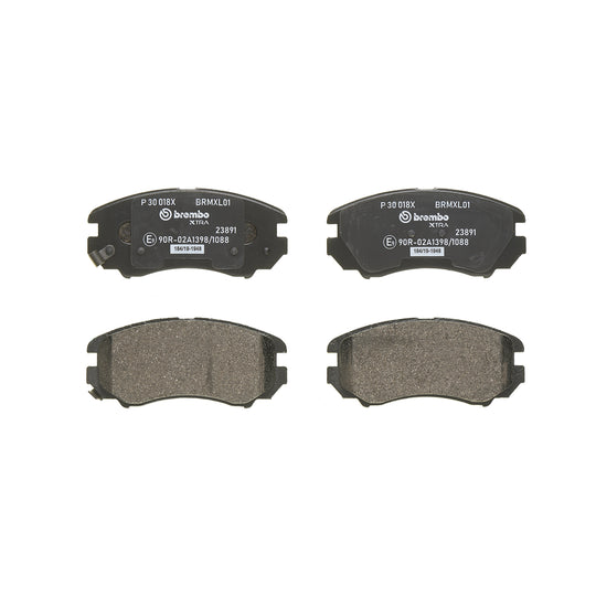 P30018X Brembo XTRA Low-Met Disc Brake Pad Set Brembo Brake Canada