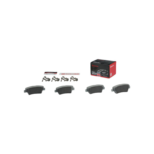KT00473 Brembo Ceramic Brake Pad and UV Coated Solid  Brake Disc Kit Brembo Brake Canada