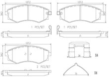 Load image into Gallery viewer, P30048N Brembo PRIME Ceramic Disc Brake Pad Set Brembo Brake Canada