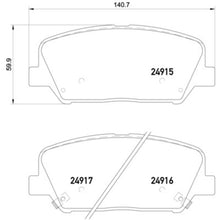 Load image into Gallery viewer, P30065X Brembo XTRA Low-Met Disc Brake Pad Set Brembo Brake Canada