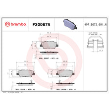 Load image into Gallery viewer, KT00A29 Brembo Ceramic Brake Pad and UV Coated Solid  Brake Disc Kit Brembo Brake Canada