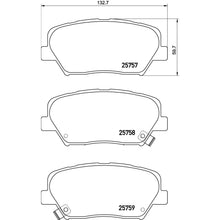 Charger l'image dans la galerie, P30070X Brembo XTRA Low-Met Disc Brake Pad Set Brembo Brake Canada