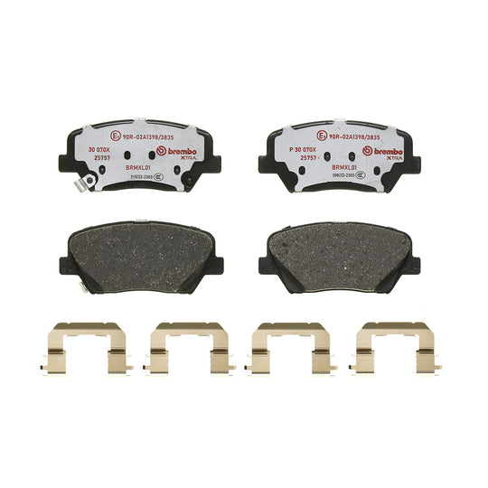 P30070X Brembo XTRA Low-Met Disc Brake Pad Set Brembo Brake Canada