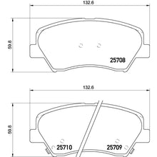 Load image into Gallery viewer, P30073X Brembo XTRA Low-Met Disc Brake Pad Set Brembo Brake Canada
