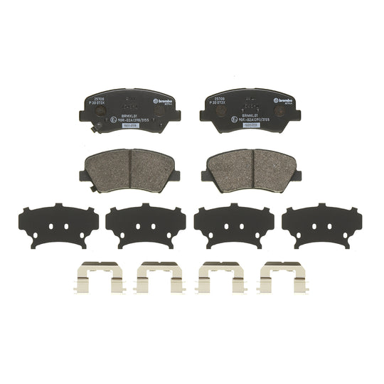 P30073X Brembo XTRA Low-Met Disc Brake Pad Set Brembo Brake Canada