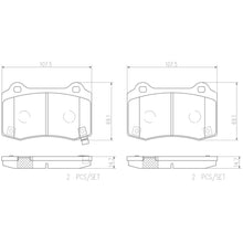 Load image into Gallery viewer, KT00643 Brembo Ceramic Brake Pad and UV Coated PVT  Brake Disc Kit Brembo Brake Canada
