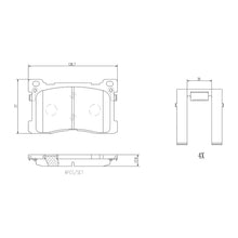 Load image into Gallery viewer, P30082N Brembo PRIME Ceramic Disc Brake Pad Set Brembo Brake Canada
