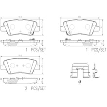 Load image into Gallery viewer, P30094N Brembo PRIME Ceramic Disc Brake Pad Set Brembo Brake Canada