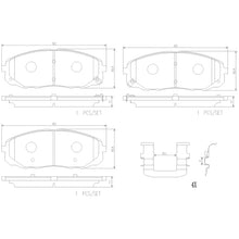 Charger l'image dans la galerie, P30095N Brembo PRIME Ceramic Disc Brake Pad Set Brembo Brake Canada
