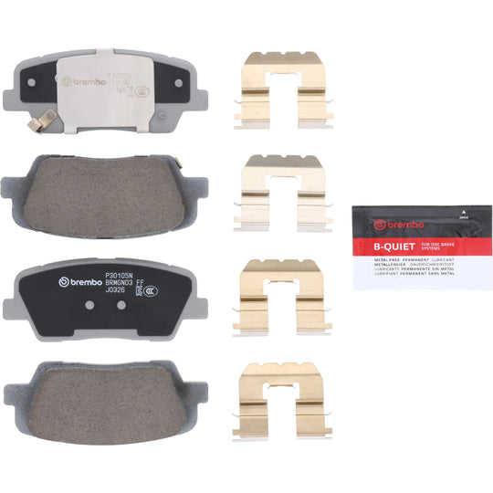 P30105N Brembo PRIME Ceramic Disc Brake Pad Set Brembo Brake Canada