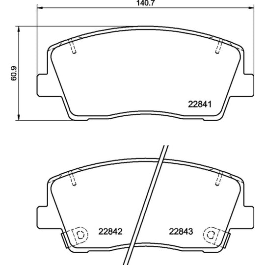 P30108 Brembo Premium Low-Met OE Equivalent Pad Brembo Brake Canada