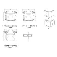 Load image into Gallery viewer, P30124N Brembo PRIME Ceramic Disc Brake Pad Set Brembo Brake Canada